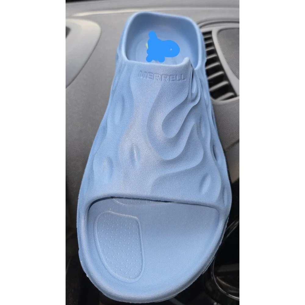 Merrell Hydro Steel Blue Slide-2.  NEW Unboxed Slip‎ On!! M-9 Women's 10.5